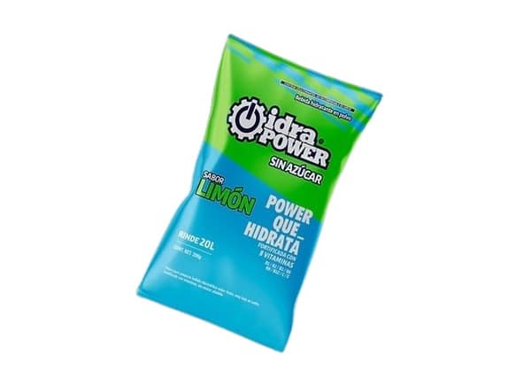SOBRE PARA PREPARAR BEBIDA HIDRATANTE EN POLVO DE 1 Lt. DE 10grs. / IDRAPOWER - Imagen 5